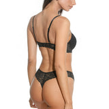 Black thong panty CATY S1785