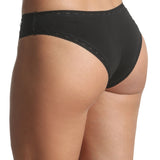 Chilot brazilian îngust negru CECILIA S1794