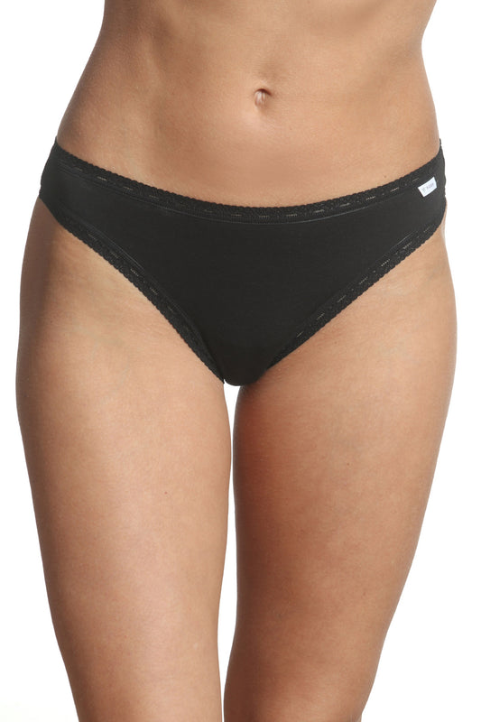 Chilot brazilian îngust negru CECILIA S1794