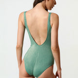 Costum întreg clasic verde SCILLA D1332