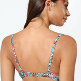 Sutien de baie push up imprimat ALGHERO DR641