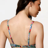 Sutien de baie clasic decoltat imprimat ALGHERO DR642