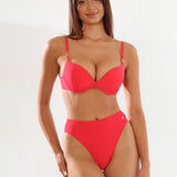 Sutien de baie super push up rosu COLORS DR659