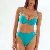 Slip de baie clasic retro verde COLORS DS658
