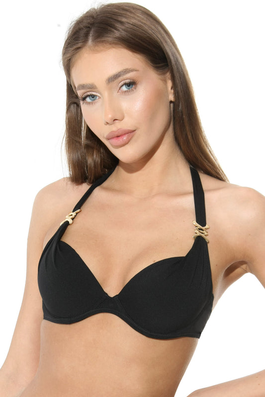 Sutien de baie push-up Easy Black DR680