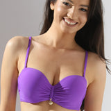 Sutien de baie balconette cu bretele detașabile COLORS DR686