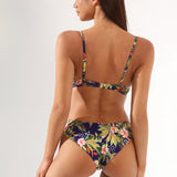 Slip de baie brazilian mov imprimat CAMOGLI DS641.733