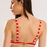 Sutien de baie clasic decoltat dungi NISIDA DR693