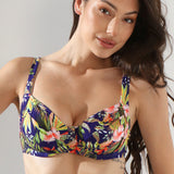 Sutien de baie clasic neburetat mov imprimat CAMOGLI DR701.726