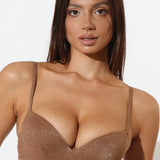 Sutien de baie push up maro SCILLA DR727