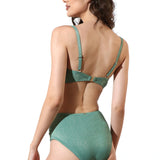 Sutien de baie clasic verde SCILLA DR730
