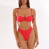 Sutien de baie bandou rosu COLORS DR737