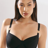 Sutien de baie clasic neburetat EASY BLACK DR743