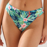 Slip de baie brazilian verde imprimat CAMOGLI DS641