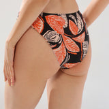 Slip de baie clasic negru imprimat RAPALLO DS652