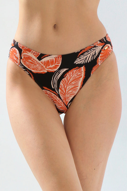 Slip de baie clasic negru imprimat RAPALLO DS652.721