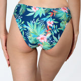 Slip de baie clasic verde imprimat CAMOGLI DS643