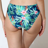 Slip de baie clasic verde imprimat CAMOGLI DS655