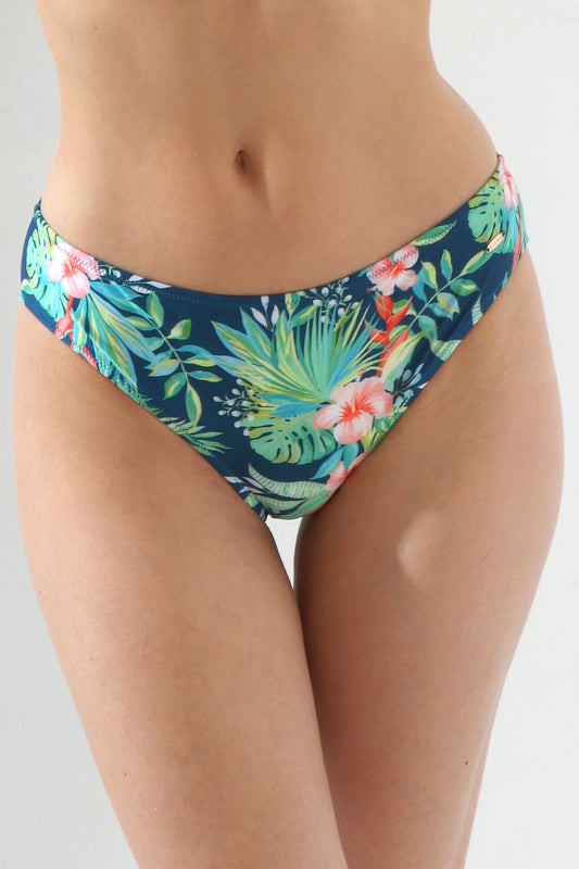 Slip de baie clasic verde imprimat CAMOGLI DS655