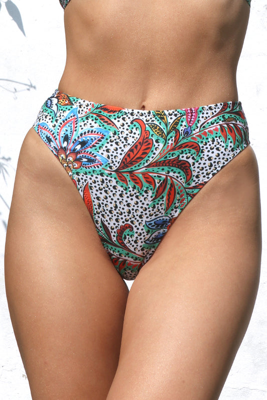 Slip de baie brazilian retro imprimat ALGHERO DS698.758