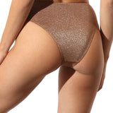 Slip de baie clasic retro maro SCILLA DS724