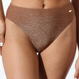 Slip de baie clasic retro maro SCILLA DS724