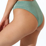Slip de baie clasic retro verde SCILLA DS724