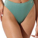 Slip de baie clasic retro verde SCILLA DS724