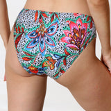 Slip de baie clasic talie inalta imprimat ALGHERO DS757
