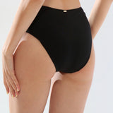 Slip de baie clasic talie înaltă imprimat SALINA DS763
