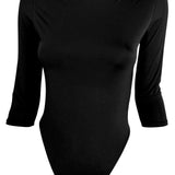 Body din microfibra negru ELLY_RED B0067