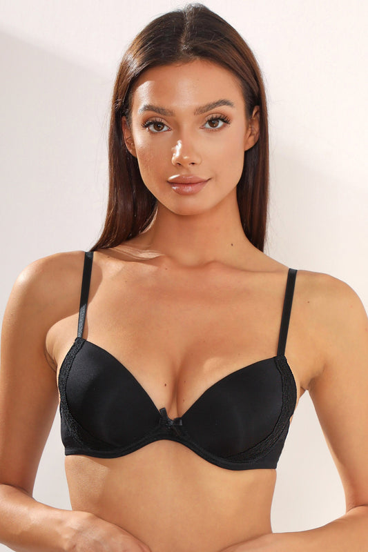 GEORGINA R1670 gel push up bra Black