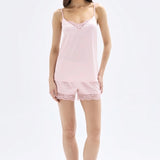 Pantaloni de pijama Blackspade roz ALINA 52048C