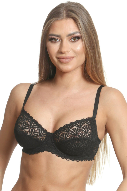 Sutien clasic neburetat IUSTINA R1661 negru