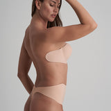 Tanga modelator cu spate decupat bej LBMWTH
