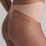 Tanga modelator cu spate decupat bej LBMWTH