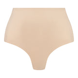 Tanga modelator cu spate decupat bej LBMWTH