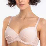 Sutien clasic din microfibra roz NINA R1309