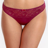 Chilot brazilian din microfibra bordo NINA S1410