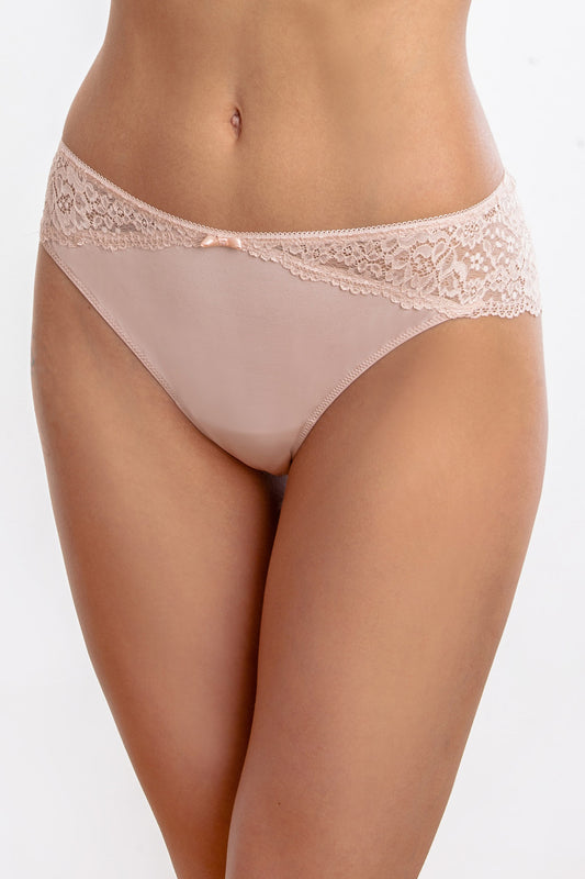 Chilot brazilian din microfibra roz NINA S1411