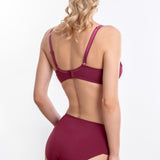 Sutien clasic neburetat bordo NINA R1321