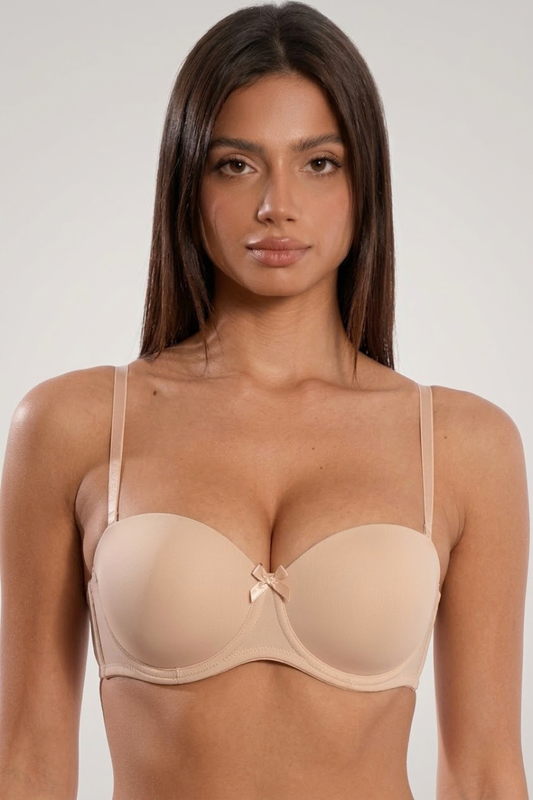 Sutien balconet alb LIDIA R1377N