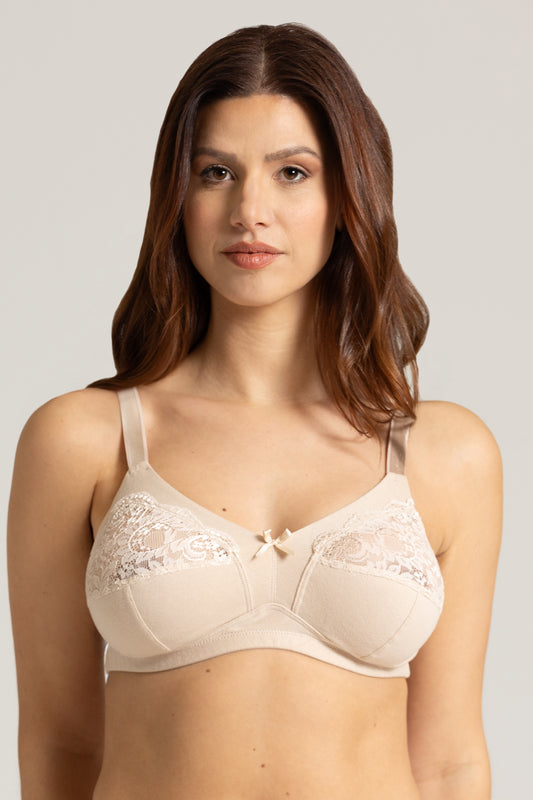 Cotton bra FIONA R0482 beige