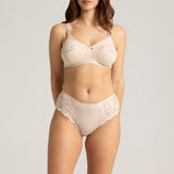 Chilot clasic bumbac si dantela FIONA S1507 nude