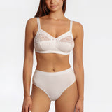 Sutien din bumbac alb FIONA R0482