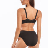 Sutien din bumbac negru FIONA R0482