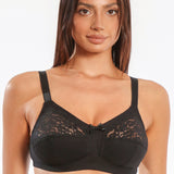 Sutien din bumbac negru FIONA R0482