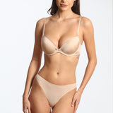 Sutien super push up din microfibra nude LIDIA R0791