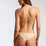 Sutien push up cu bretele transparente nude LUCIA R0886