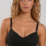 Sutien clasic neburetat bumbac CAMI R1060 negru